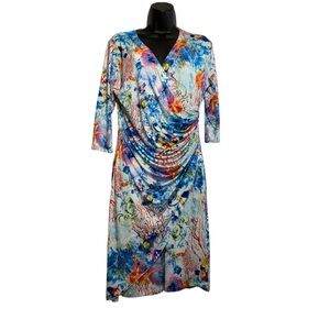 NWT Mare Blu Cinch Waist dress Sz XL Made in France